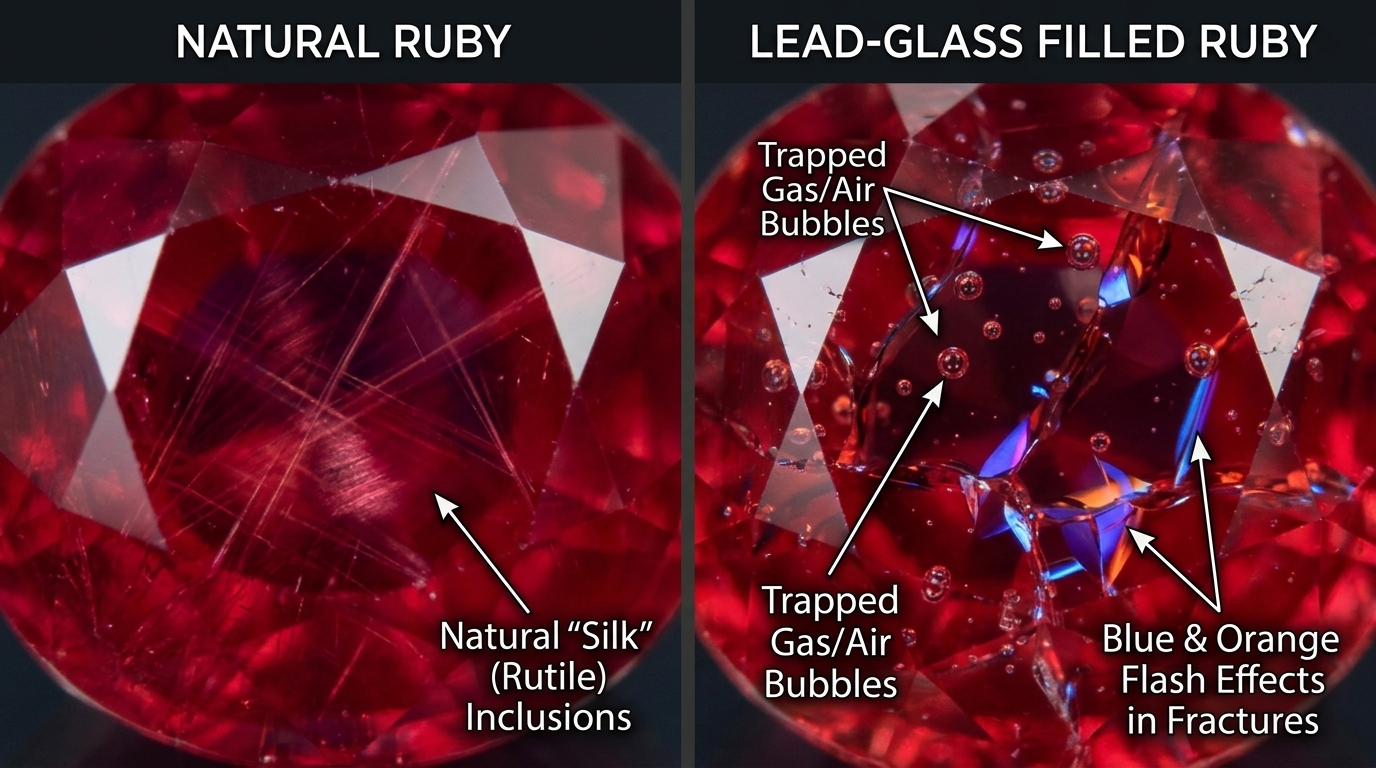 Lead-Glass Filled Rubies: Why Your 'Composite Ruby' May Be Worthless