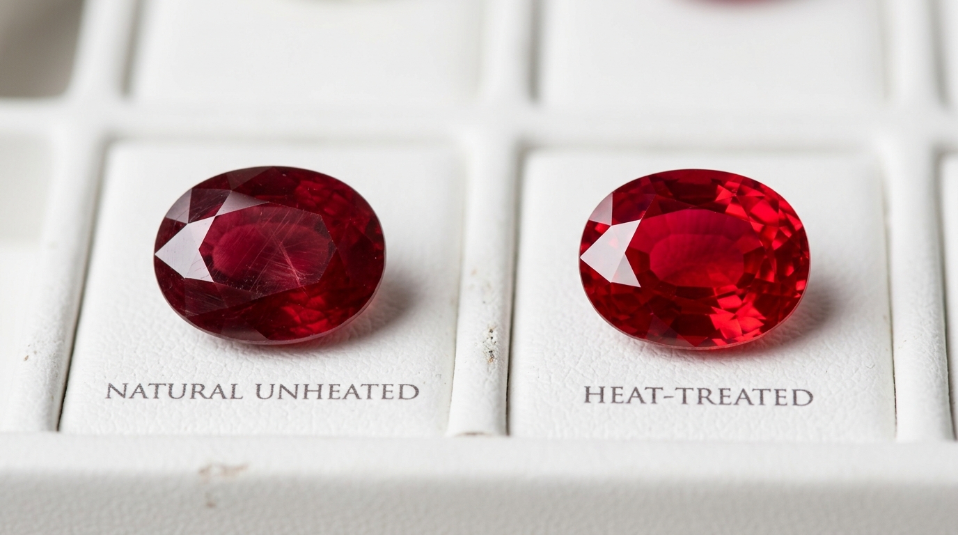 Unheated vs Heated Ruby: What's the Real Price Difference