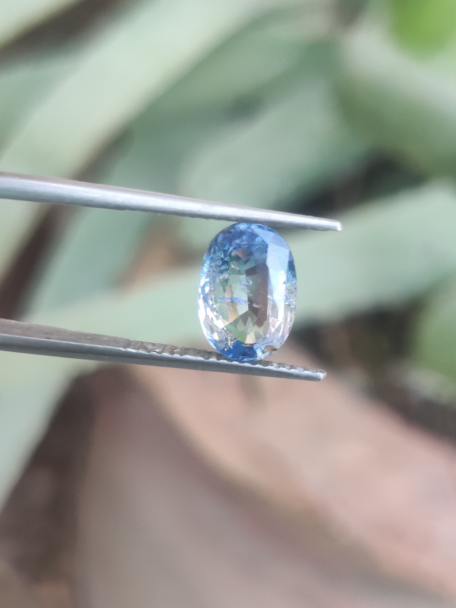 Natural Bi Color Ceylon Sapphire 2.58 Caret unheated untreated